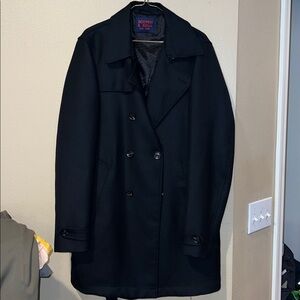 Scotch & Soda Men's Dark Navy Pea Coat
